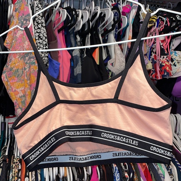 Ladies NWOT Crooks and Castle Bralette cropped too very cute size small sexy - Picture 3 of 5